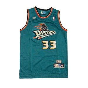 Men’s Detroit Pistons Vintage Adidas Grant Hill Jersey